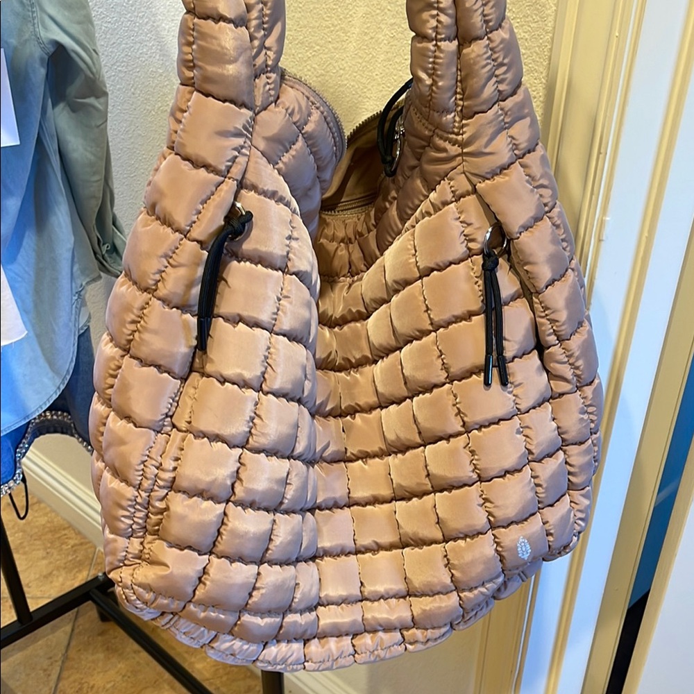 Quilted Tan Women's Bag